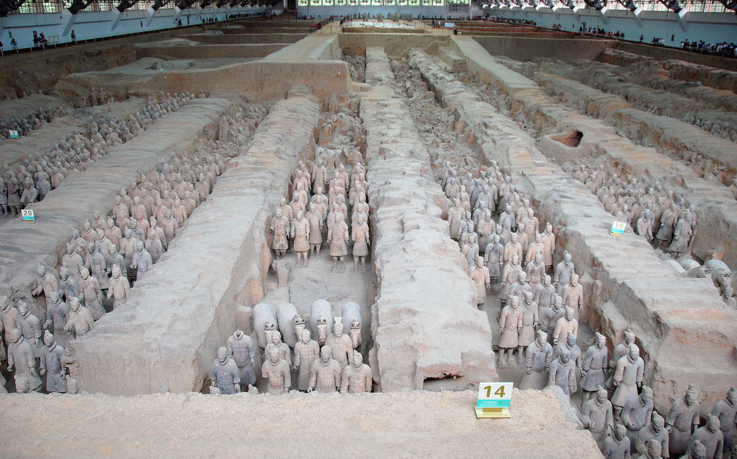 soldats en terre cuite de Xi'An